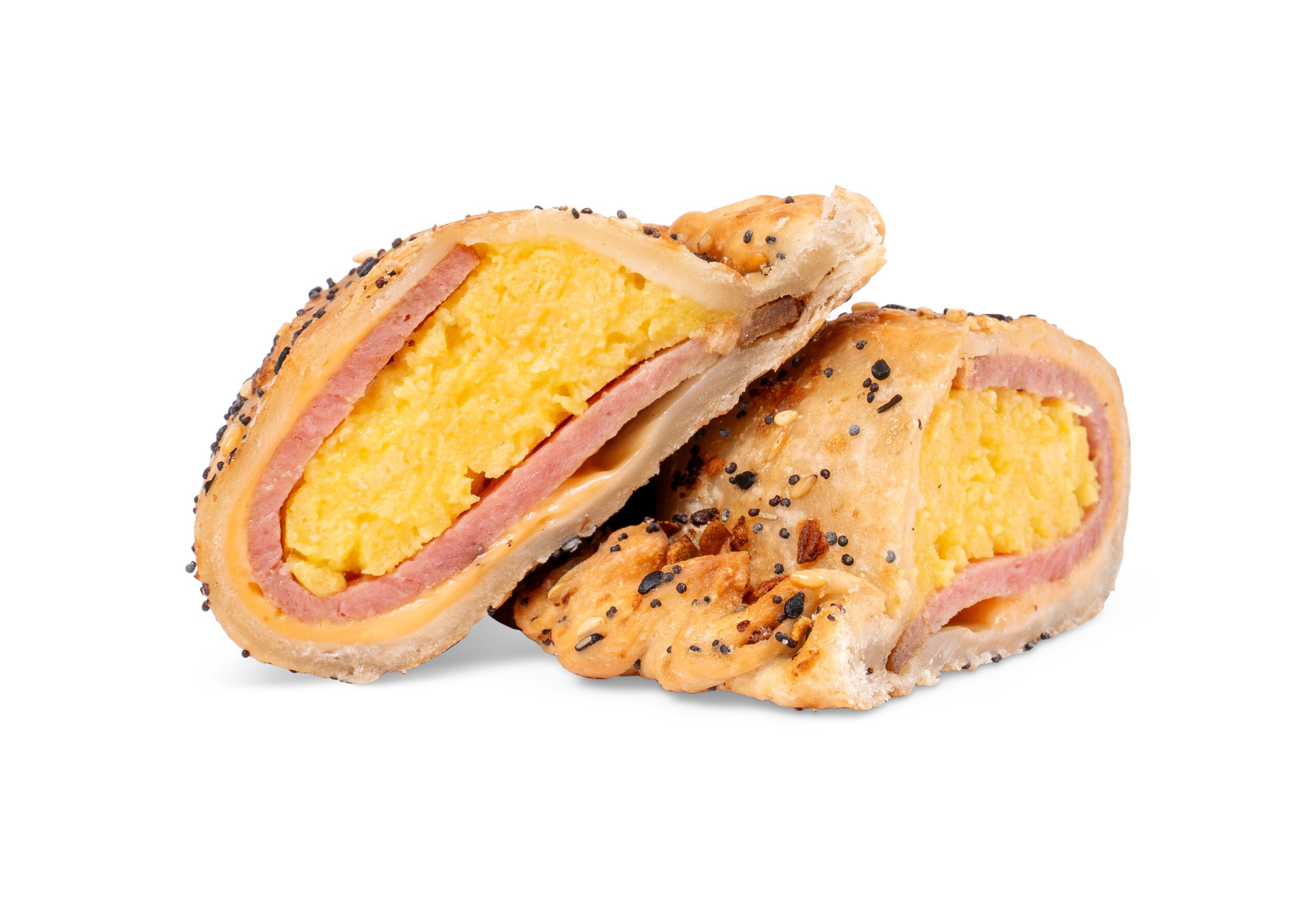 Taylor Ham Egg & Cheese open